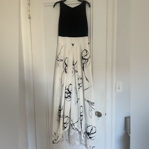 Black and White Lauren by Ralph Lauren Gown
